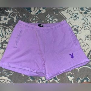 Purple Playboy by PacSun Shorts